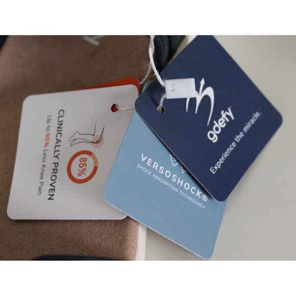 NIB Mens 9 Gdefy Hilnor Sandals Matte Blue Versoshock Technology - Picture 8 of 13